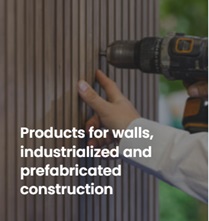Products for walls-Prefabricated construction